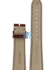 Zodiac ZO3302 Watch Band ZO - 3302 Brown Leather 22 mm - Watch Plaza