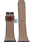 Zodiac ZO4002 Watch Band ZO - 4002 Brown Leather 20 mm - Watch Plaza