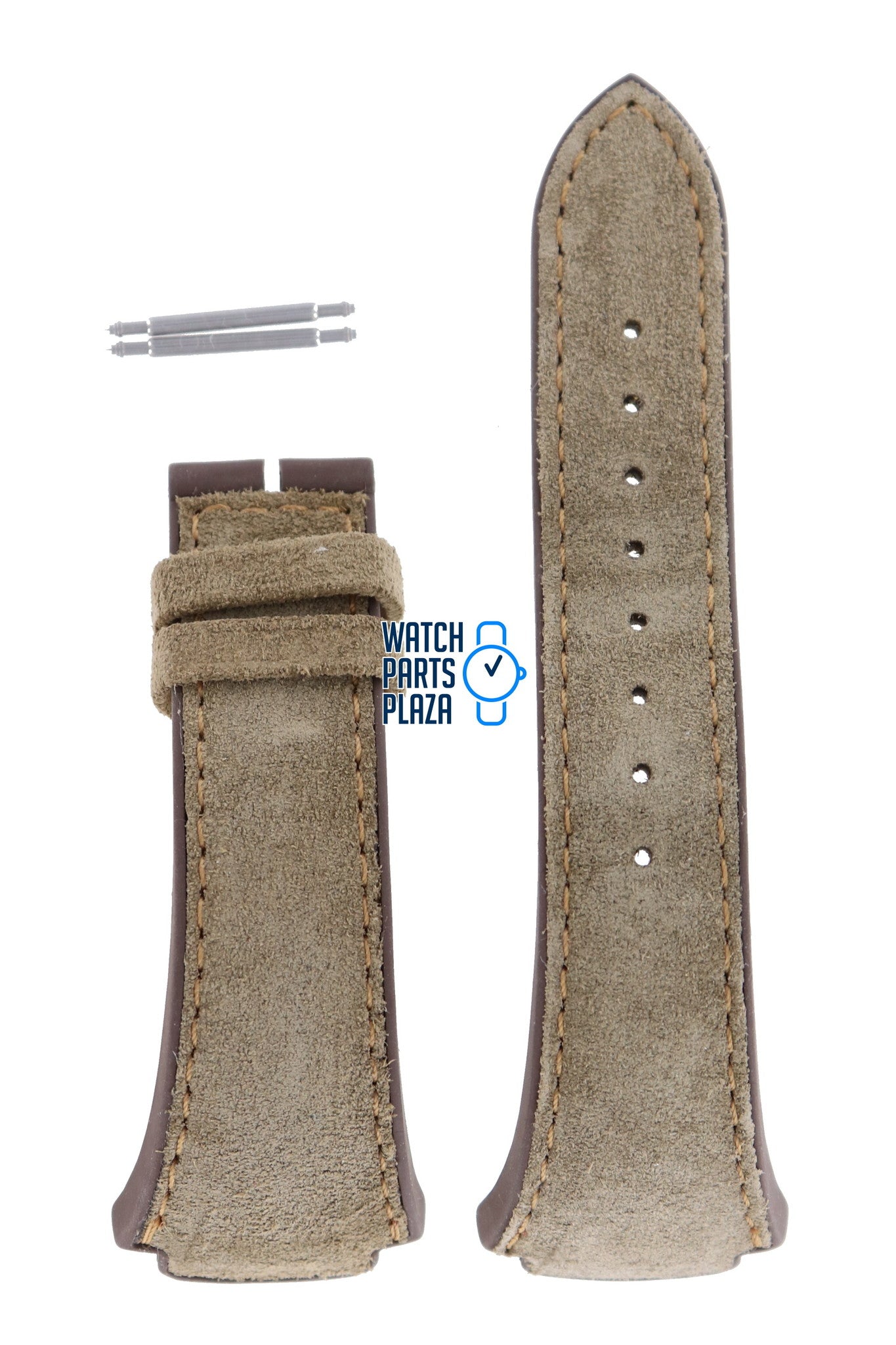 Zodiac ZO4005 Watch Band ZO - 4005 Light Brown Leather 20 mm Ambassadeur - Watch Plaza