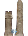 Zodiac ZO4105 Watch Band ZO - 4105 Beige Leather 20 mm Ambassadeur - Watch Plaza