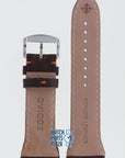 Zodiac ZO7009 Watch Band ZO - 7009 Brown Leather 26 mm Desert Master - Watch Plaza