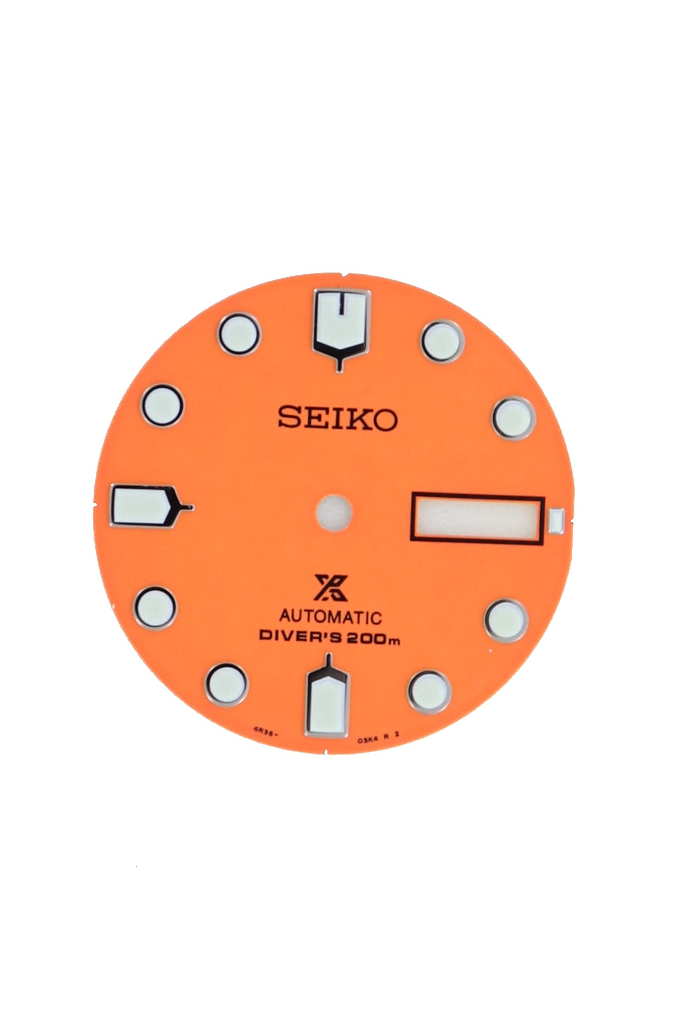 Dial Seiko Prospex MoHawk SRP589K1 Orange Air Diver 4R36-03P0 Genuine