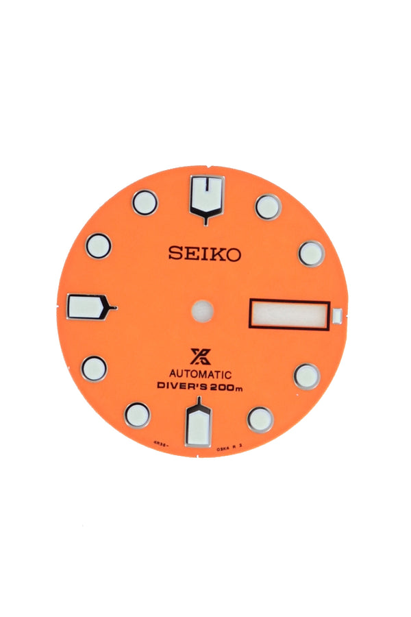 Dial Seiko Prospex MoHawk SRP589K1 Orange Air Diver 4R36-03P0 Genuine