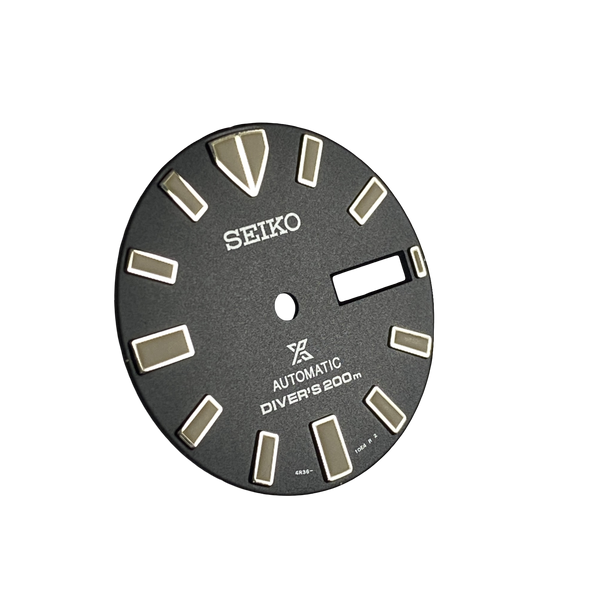 Seiko 4R3610E4XB13 Zifferblatt SRPD27K1 / SBDY035 - 4R36-11C0 Prospex SEA Monster Dunkles Anthrazit