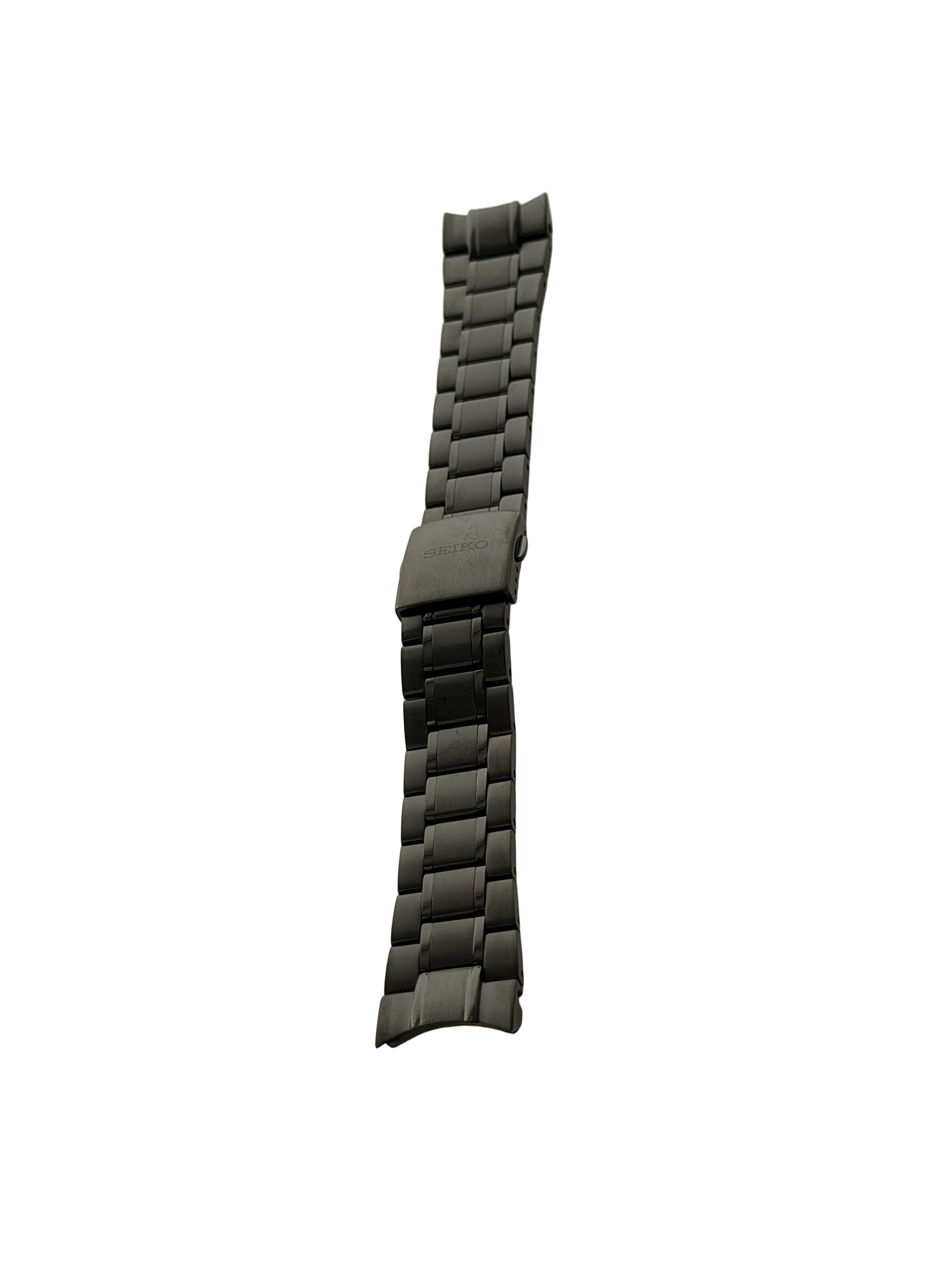 Seiko Sportura Stainless Steel Watch Band Black 21mm 7T62-0KV0