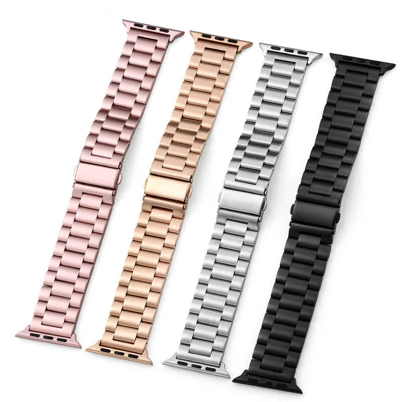 Apple Watch Band Pink Stainless Steel – Series 11, 10, 9, 8, SE & Ultra