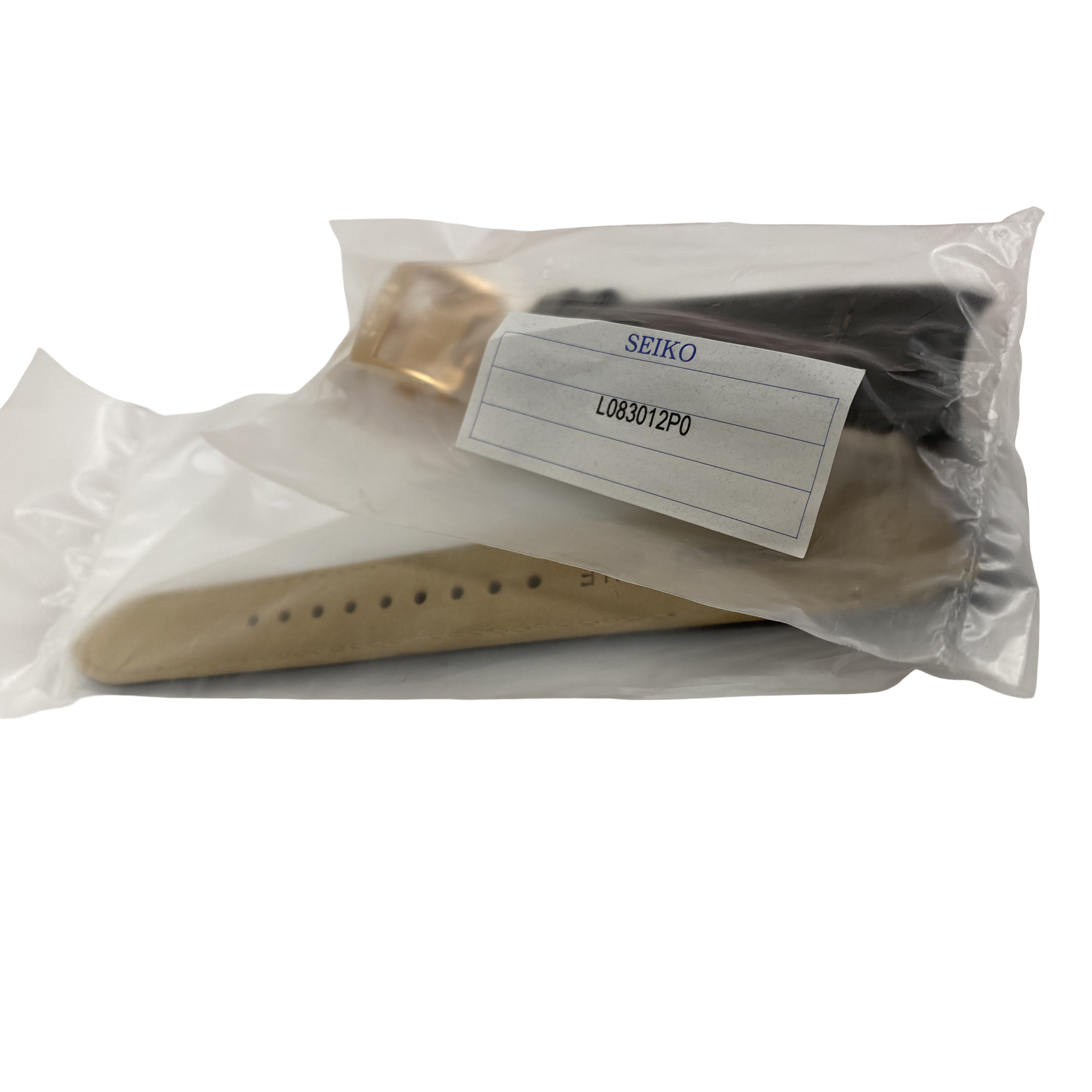 Watch Band Seiko Premier Kinetic  SRX008P1 Brown Strap 5D88-0AD0 Rosé Clasp - Direct Drive