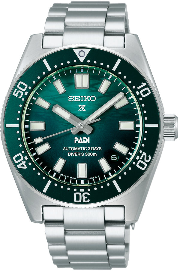 Seiko Prospex SPB501J1 1965 PADI Diver's Armbanduhr | Grünes Zifferblatt | Kal. 6R55 | 300m
