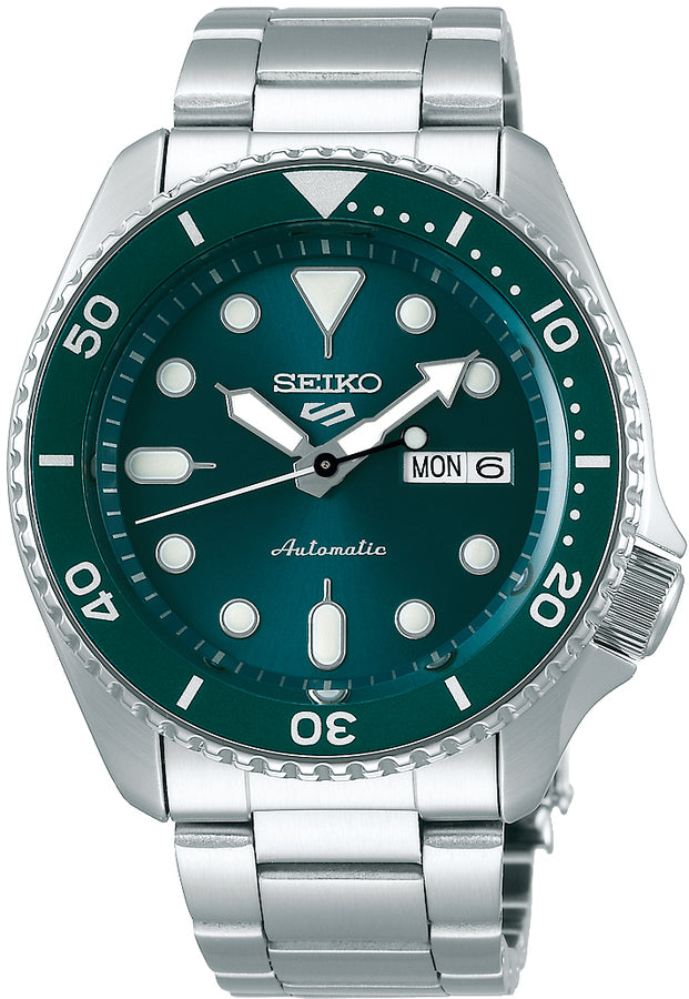 Seiko 5 Sports SRPD61K1 Montre automatique | Cadran Vert | 4R36-07G0 | 42,5 mm