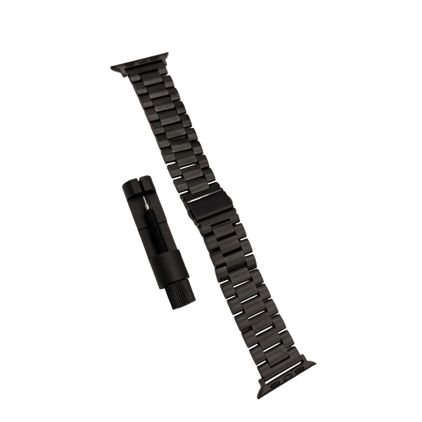 Apple Watch Band Black Stainless Steel – Series 11, 10, 9, 8, SE & Ultra