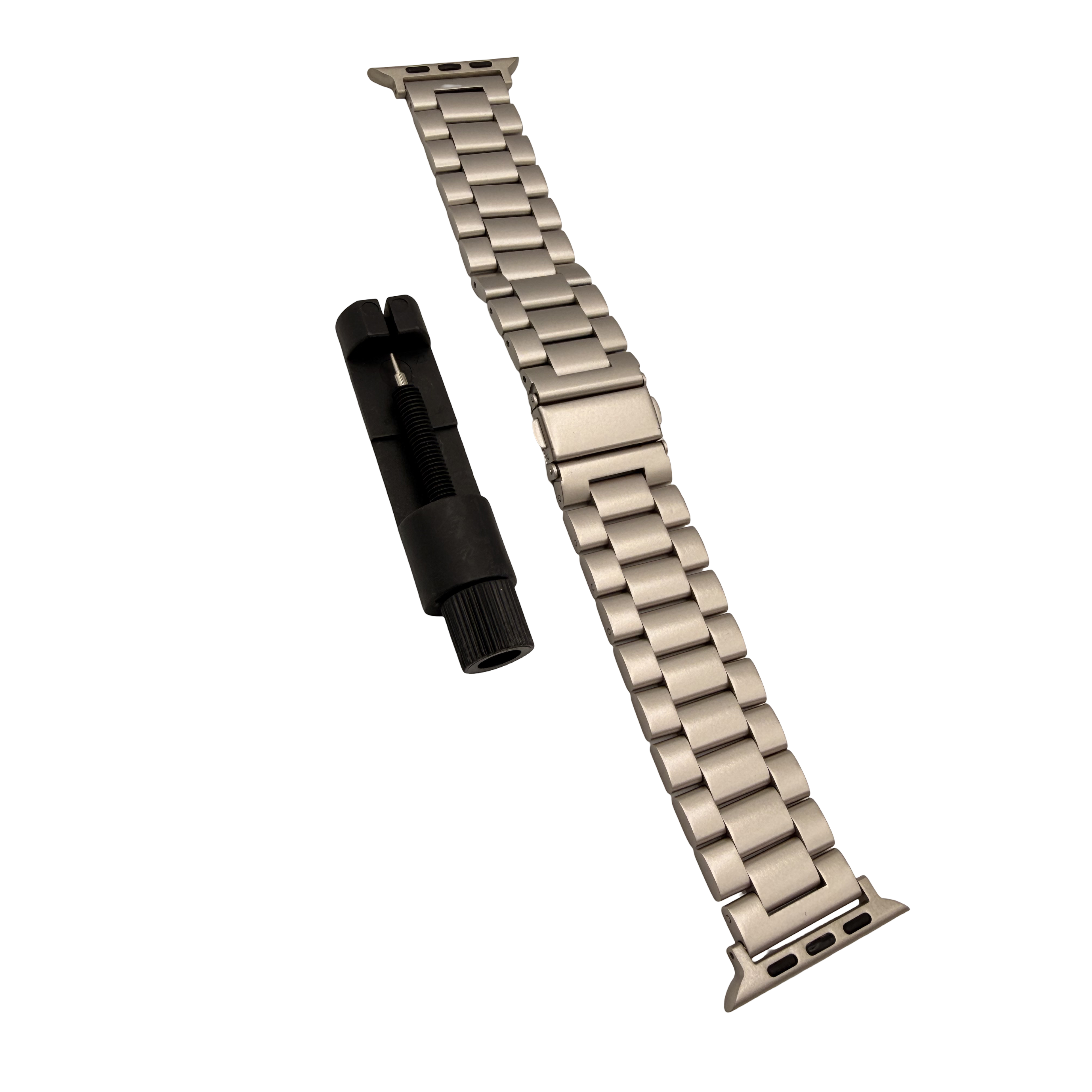 Apple Watch Band Starlight Stainless Steel – Series 11, 10, 9, 8, SE & Ultra