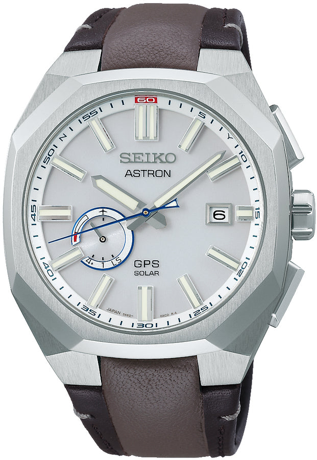 Seiko Astron SSJ019 GPS Solar Armbanduhr | 110. Jubiläum LE | Titan | Kal. 3X62