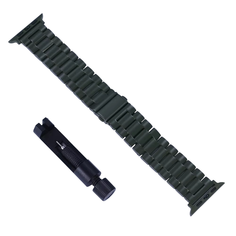 STRPZ® Bracelet en Acier inoxydable pour Montre Apple – 22mm & 26mm – SS251 Bande de Remplacement Premium