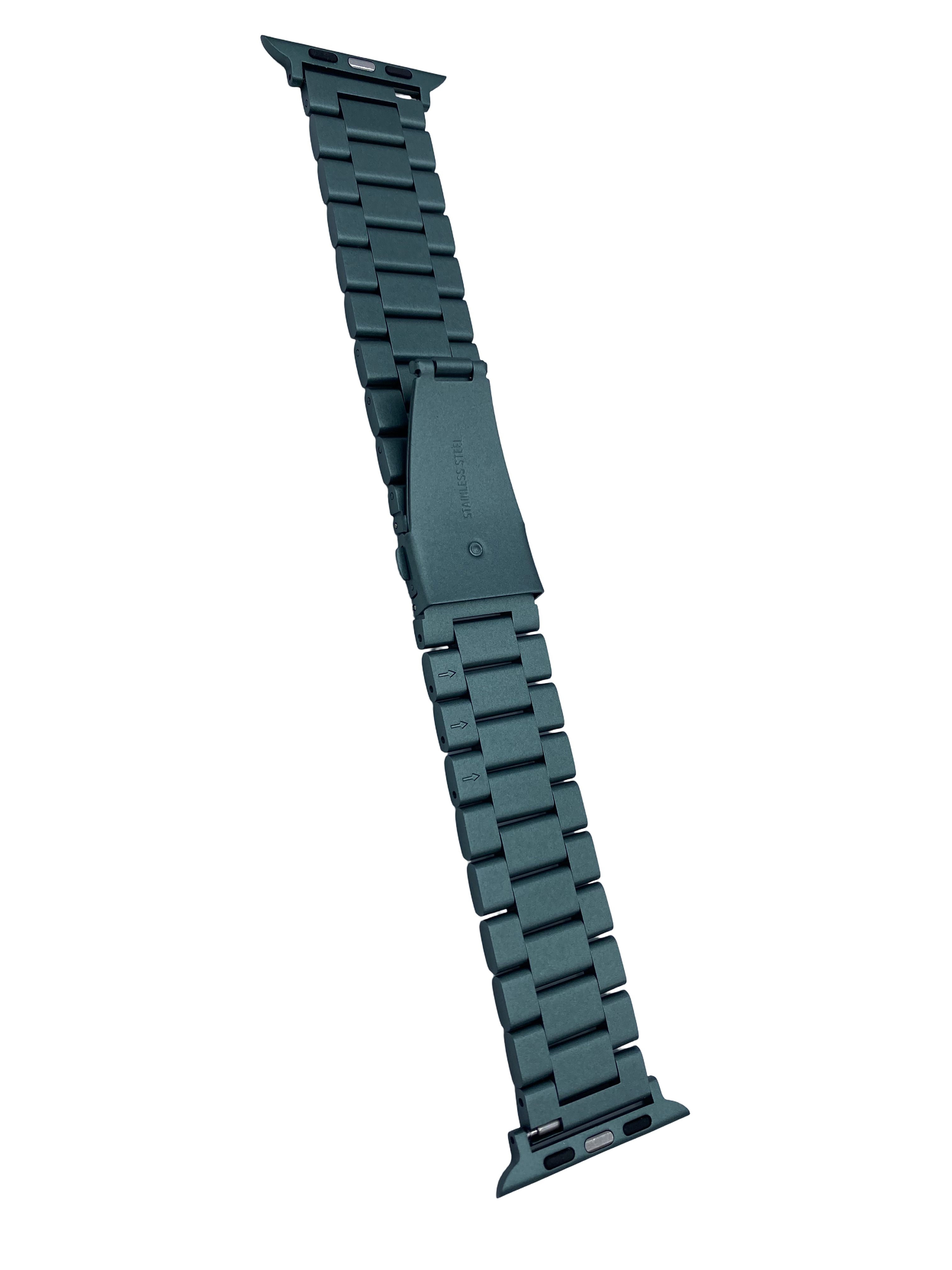 STRPZ® Apple Watch Band – Army Green Stainless Steel – Watch Series, SE & Ultra