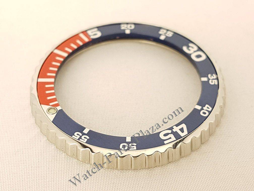 Bezel Seiko Kinetic 5M62 - 0A10 / 0A19 pepsi ring SKA051P1 / SKA299P9 red & blue - Watch Plaza