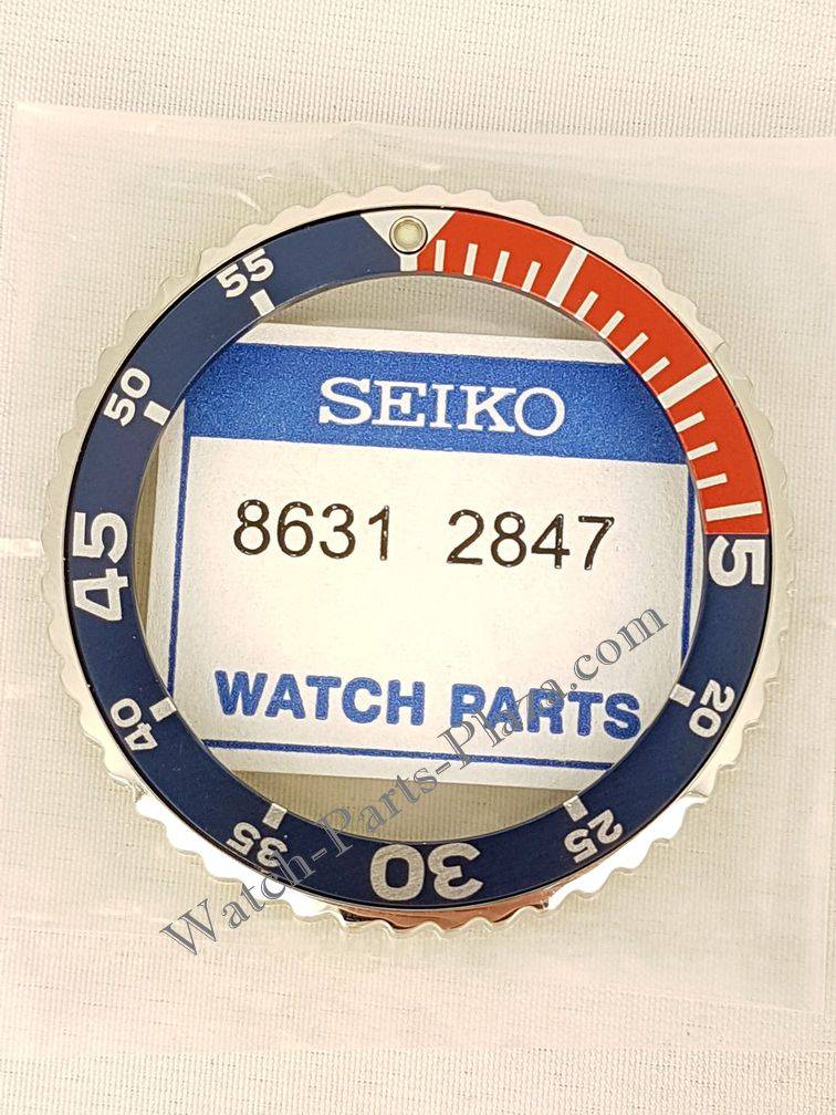 Bezel Seiko Kinetic 5M62 - 0A10 / 0A19 pepsi ring SKA051P1 / SKA299P9 red & blue - Watch Plaza