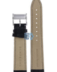 Burberry BU1206 Watch Band BU - 1206 Black Leather 20 mm - Watch Plaza