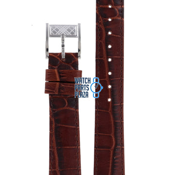 Burberry BU1357 Watch Band BU - 1357 Brown Leather 16 mm - Watch Plaza