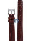 Burberry BU1357 Watch Band BU - 1357 Brown Leather 16 mm - Watch Plaza