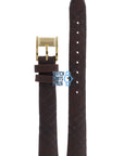 Burberry BU2009 Watch Band BU - 2009 Brown Leather 14 mm - Watch Plaza