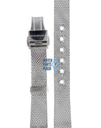 Burberry BU3005 Watch Band BU - 3005 Grey Stainless Steel 16 mm - Watch Plaza