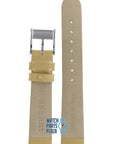 Burberry BU4102 Watch Band BU - 4102 Beige Leather 16 mm Mother of Pearl - Watch Plaza