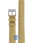 Burberry BU4102 Watch Band BU - 4102 Beige Leather 16 mm Mother of Pearl - Watch Plaza