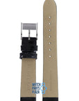 Burberry BU4103 Watch Band BU - 4103 Black Leather 16 mm - Watch Plaza