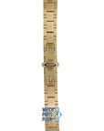 Burberry BU4556 Watch Band BU - 4556 Gold Plated Stainless Steel 12 mm - Watch Plaza