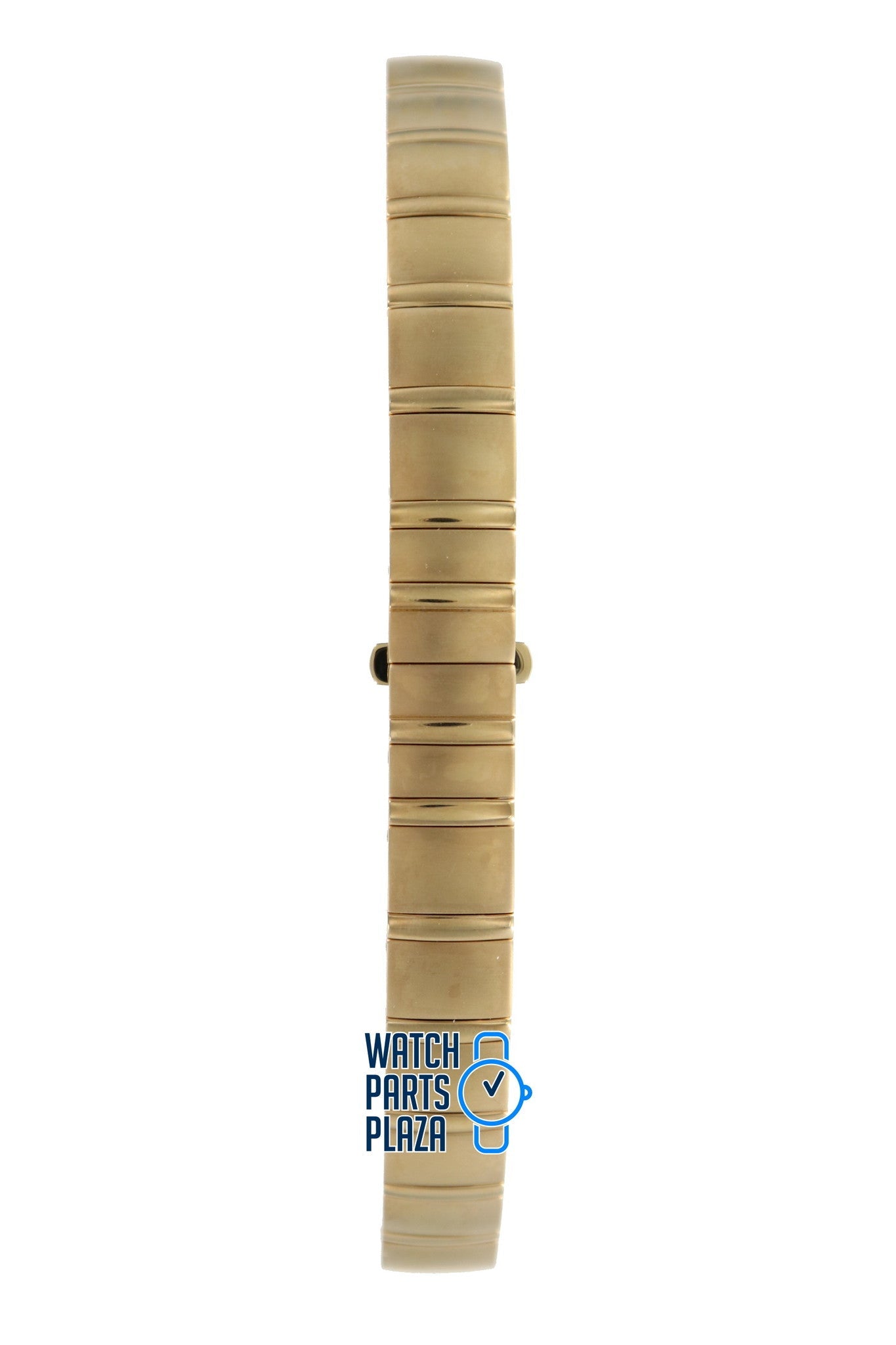 Burberry BU4556 Watch Band BU - 4556 Gold Plated Stainless Steel 12 mm - Watch Plaza