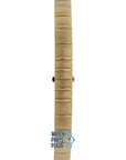 Burberry BU4556 Watch Band BU - 4556 Gold Plated Stainless Steel 12 mm - Watch Plaza