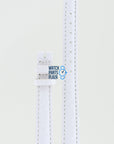 Burberry BU4557 Watch Band BU - 4557 - NO - CLASP White Leather 12 mm - Watch Plaza