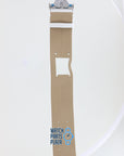 Burberry BU4650 Watch Band BU - 4650 White Leather 30 mm - Watch Plaza