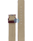 Burberry BU7106 Watch Band BU - 7106 - NO - CLASP Brown Leather & Textile 16 mm - Watch Plaza