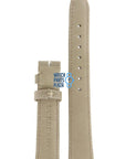 Burberry BU7107 Watch Band BU - 7107 - NO - CLASP Beige Leather & Textile 16 mm - Watch Plaza