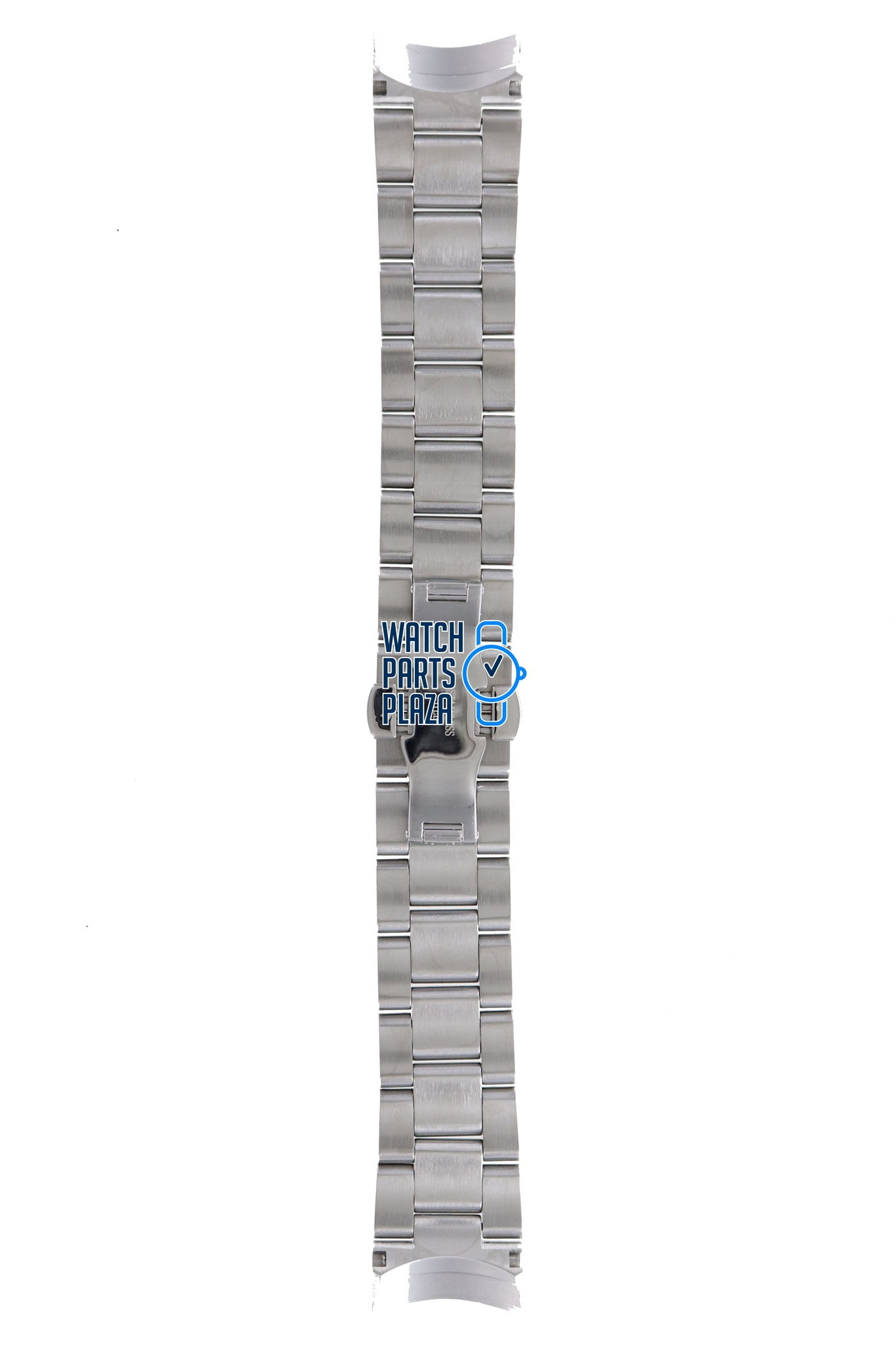 Burberry BU7503 Watch Band BU - 7503 Grey Stainless Steel 22 mm Endurance - Watch Plaza