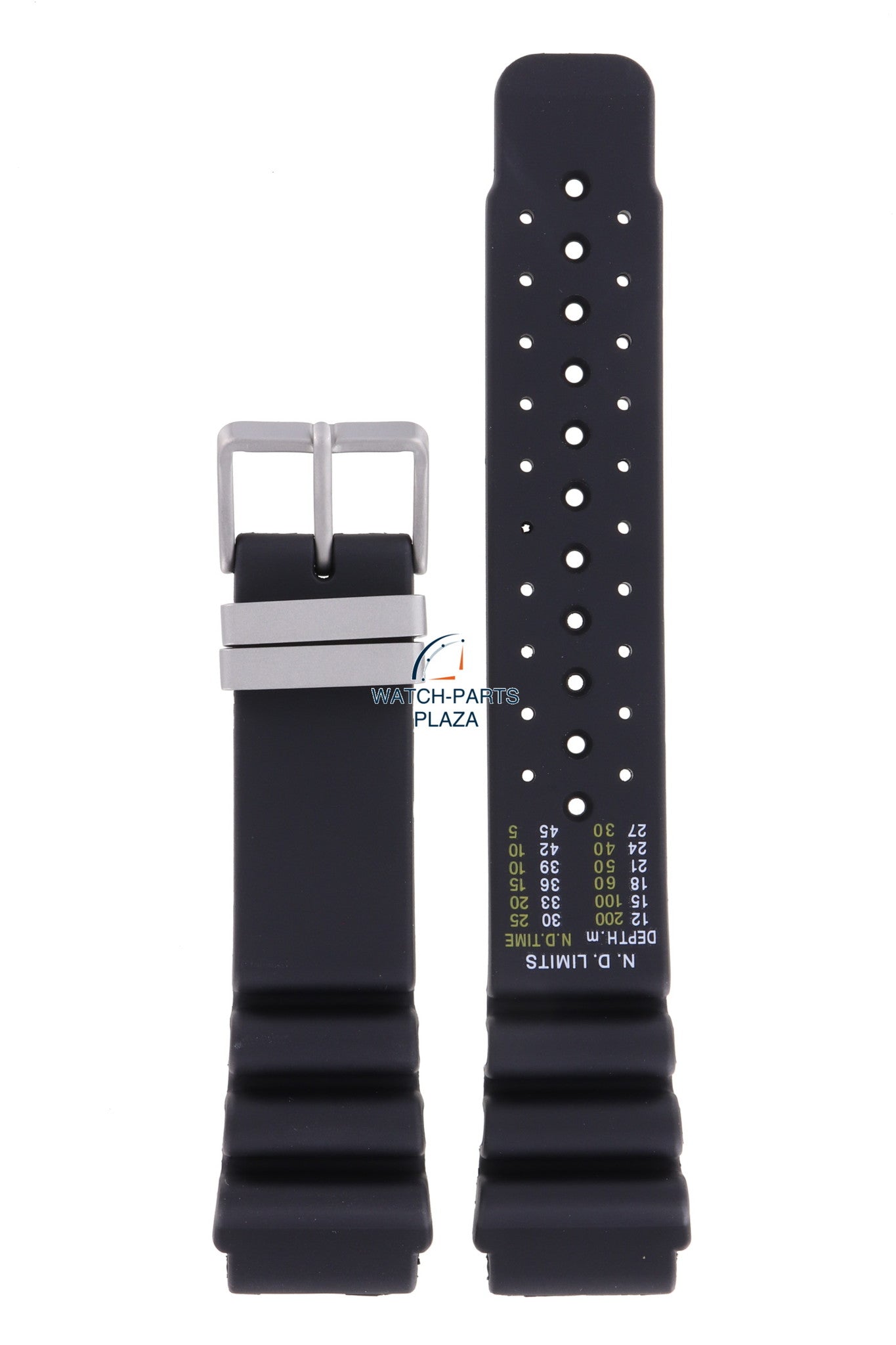 Citizen AL0000 & AL0004 N.D. LIMITS Watch Band 59 - L7325 Black Silicone 21 mm Promaster Sea - Watch Plaza