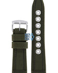 Citizen AP4011 - 01W Military Watch Band 59 - S52535 Green Leather & Textile 23 mm Eco - Drive - Watch Plaza