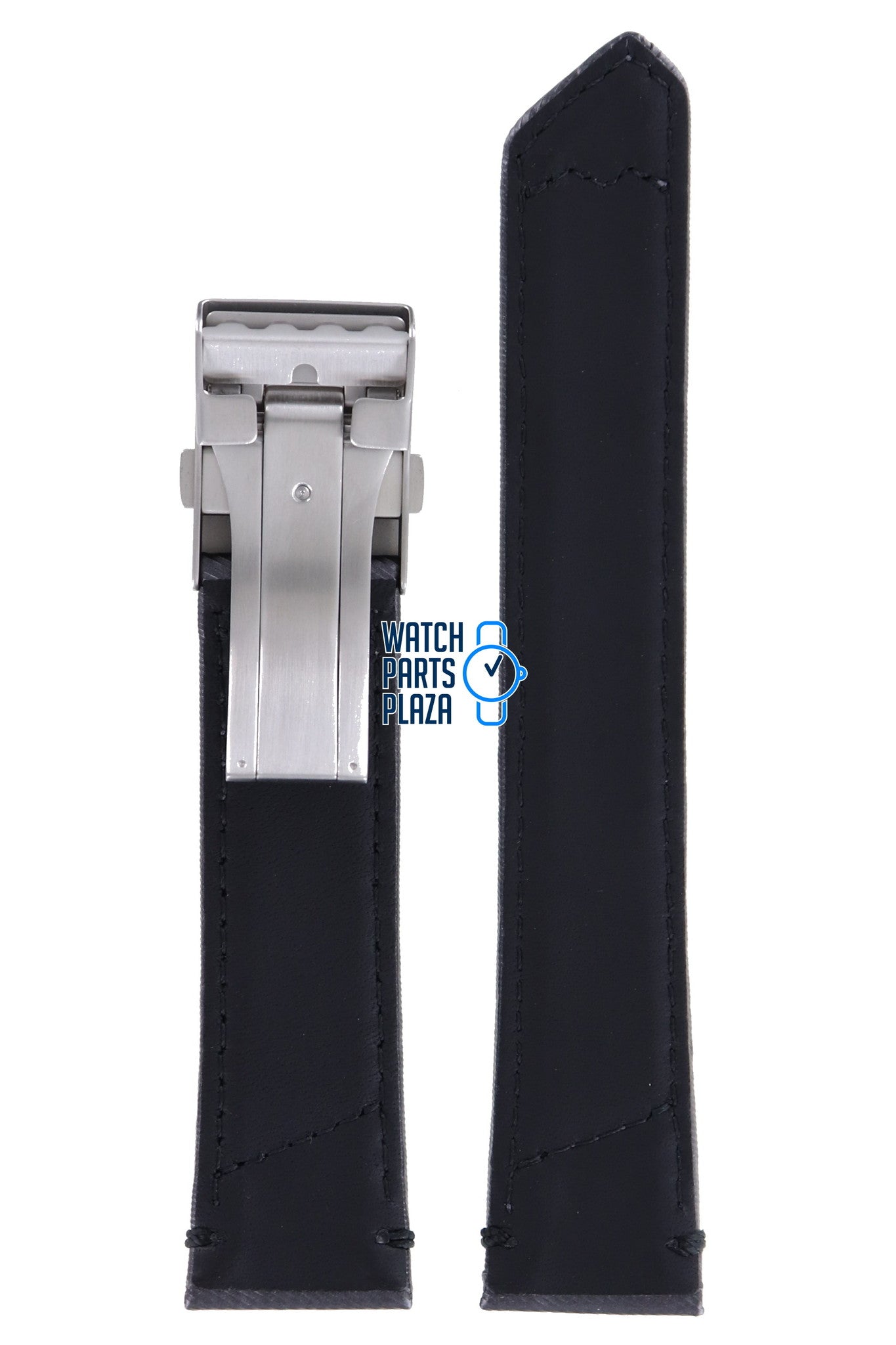 Citizen AS2020 - 02E & BJ7017 - 09E Nighthawk Watch Band 59 - T50240 Grey Leather 22 mm Eco - Drive - Watch Plaza