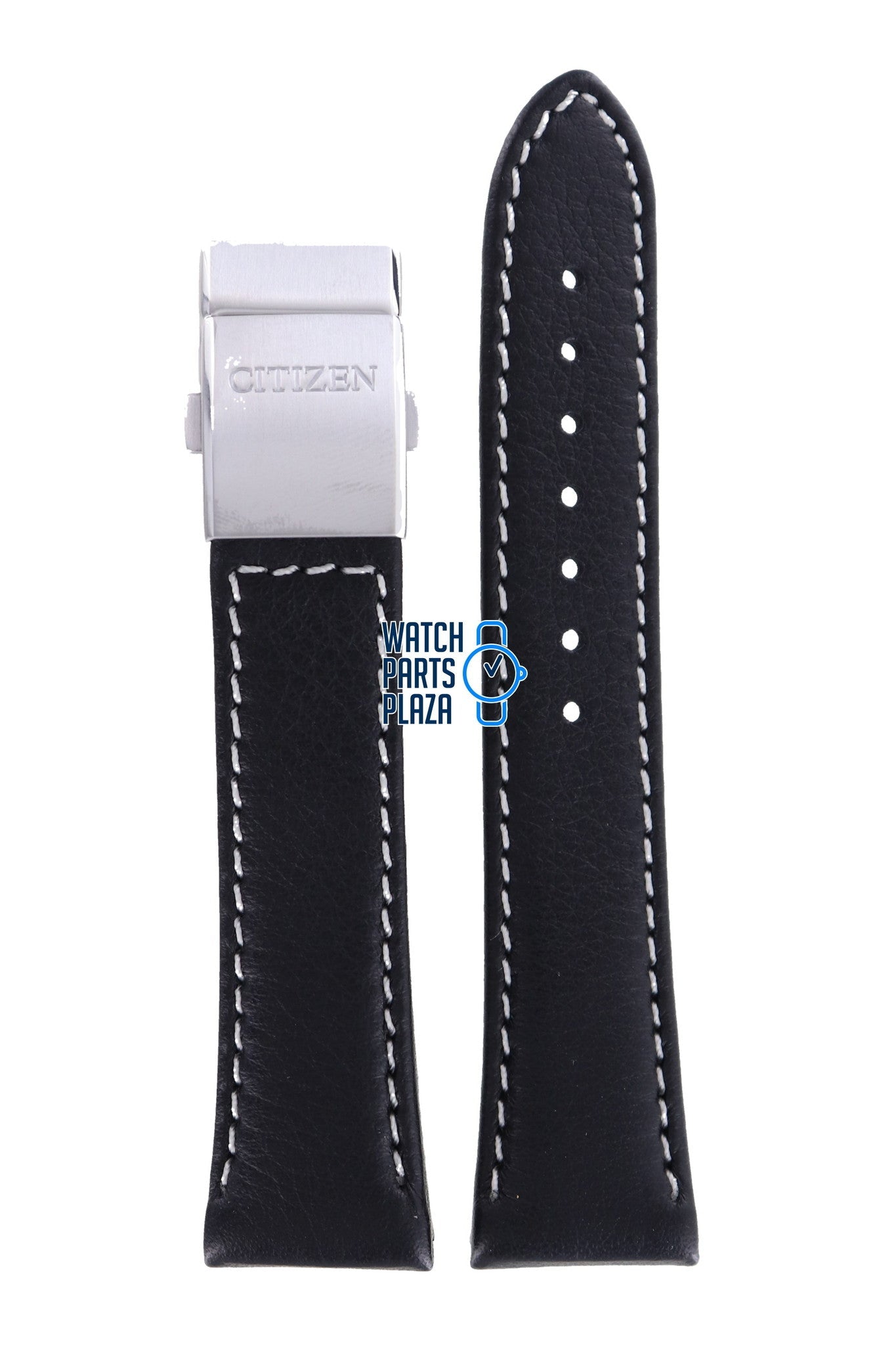 Citizen AT2185-06E WDR - H504-S085969 Watch Band Black Leather 22 mm
