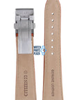 Citizen AS4020 - 44X Radio Controlled Watch Band 59 - S52168 Brown Leather 23 mm Eco - Drive - Watch Plaza