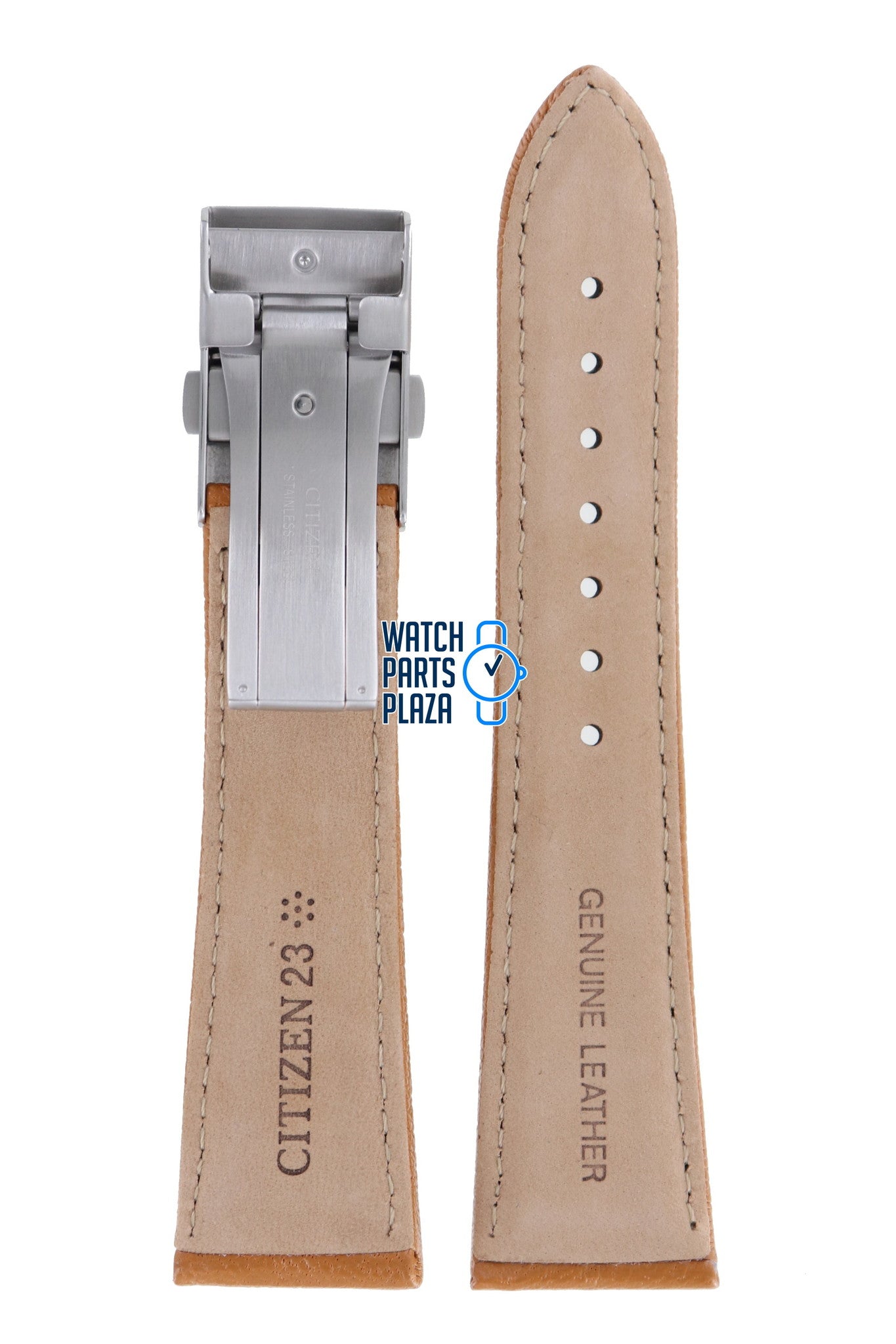 Citizen AS4020, AS4021 & CB5860 Promaster Sky Watch Band 59 - S52167 Brown Leather 23 mm Eco - Drive - Watch Plaza