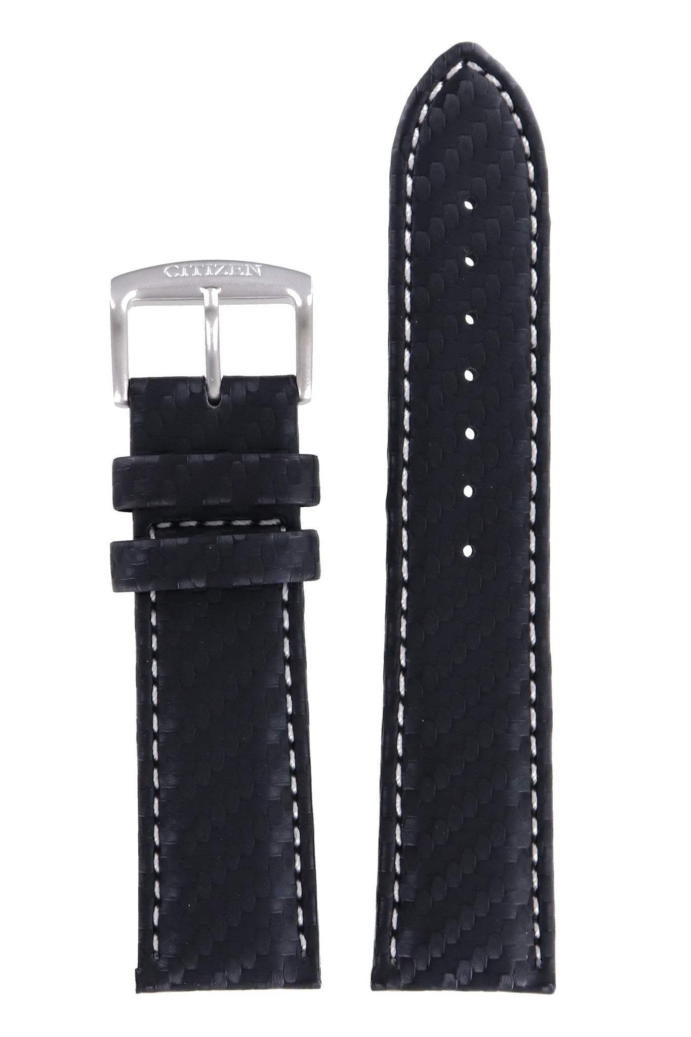 Citizen AT0761, BM7021 & BM7027 Marinaut Watch Band 59 - S51665 Black Leather 22 mm Eco - Drive - Watch Plaza