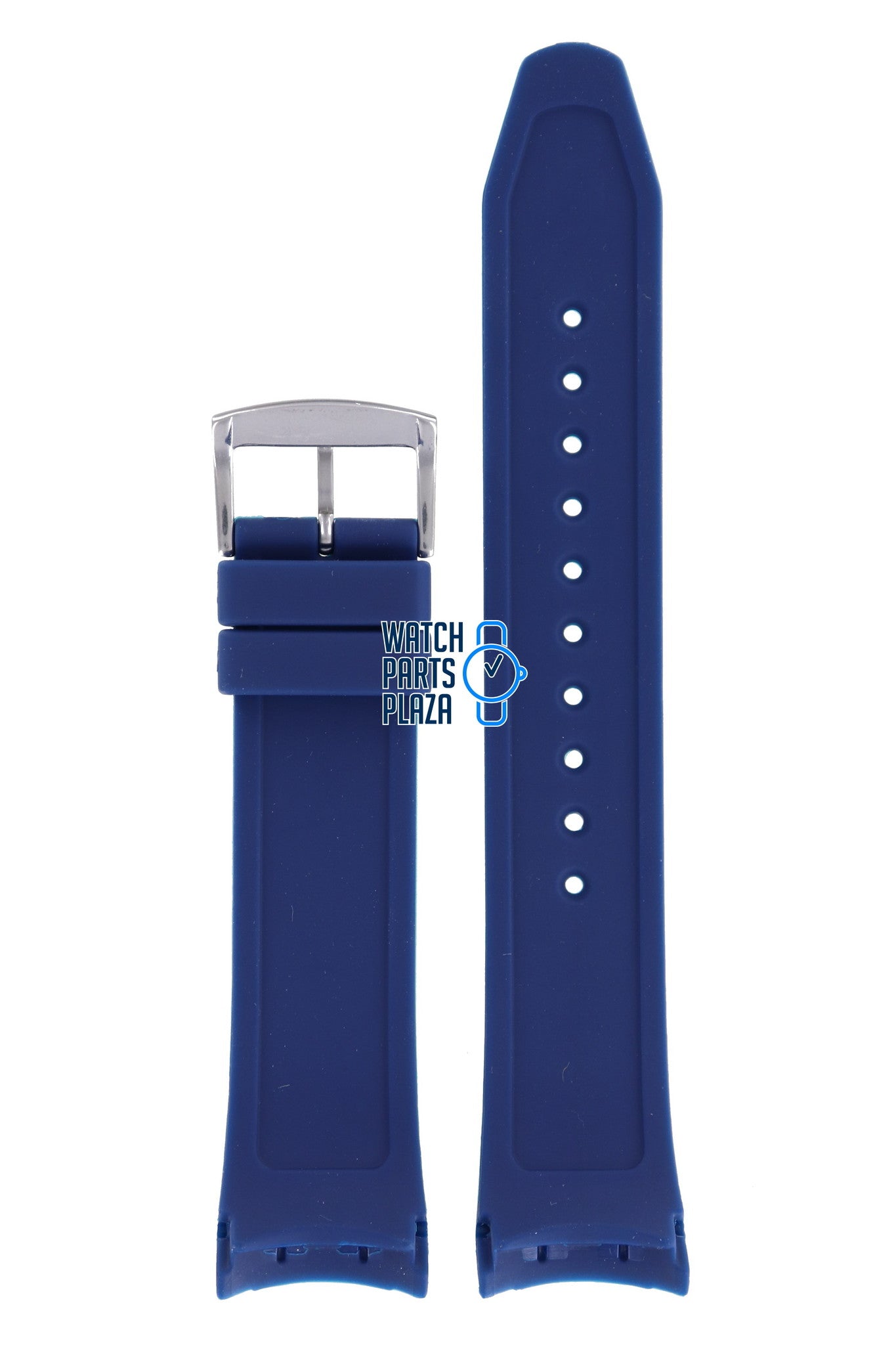 Citizen AW1158 - 05L Watch Band 59 - S53887 Blue Silicone 22 mm Eco - Drive - Watch Plaza