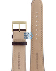 Citizen AW1212 - 10A Watch Band 59 - R50417 Brown Leather 23 mm Eco - Drive - Watch Plaza