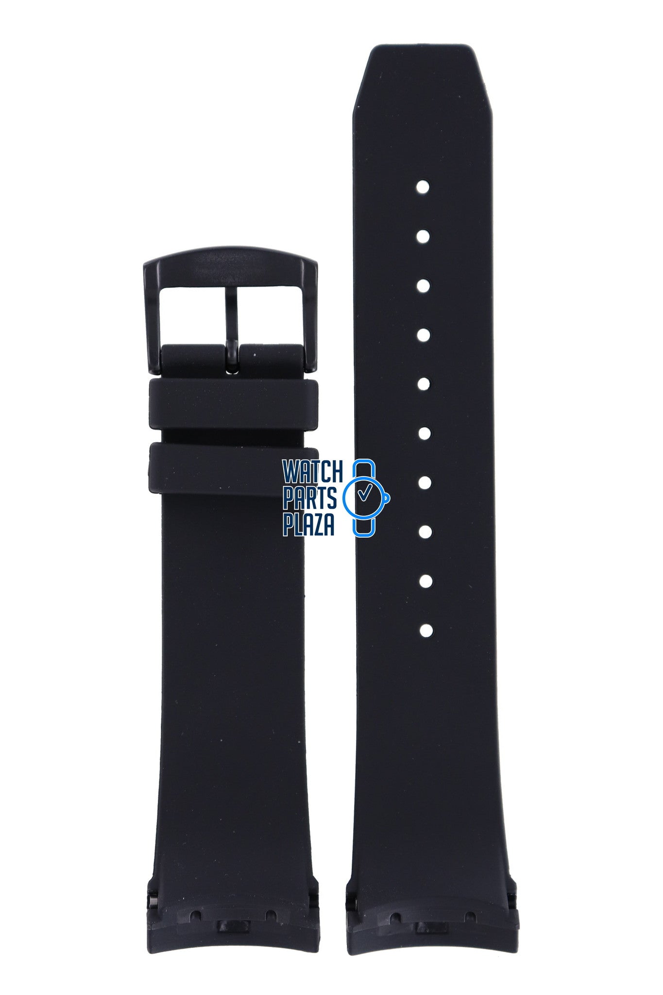 Citizen AW1354 - 07H, AW1354 - 07L & AW1354 - 15H Watch Band 59 - S53137 Black Silicone 24 mm Eco - Drive - Watch Plaza