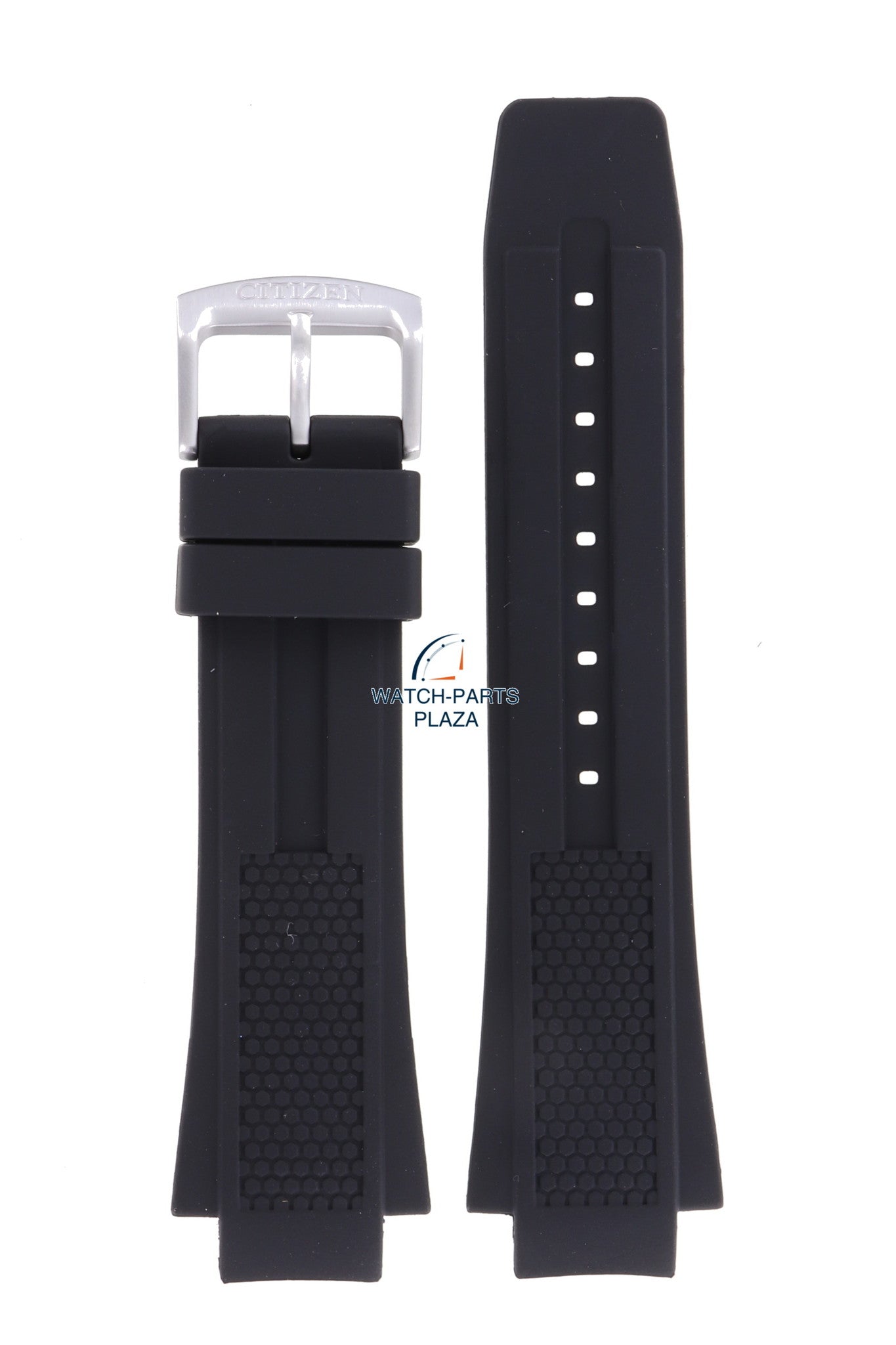 Citizen BJ5131 - 04H & AT2025 - 02E Sport Watch Band 59 - S52077 Black Silicone 16 mm Eco - Drive - Watch Plaza