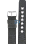 Citizen BJ9130 - 05E & BJ9131 - 02E GMT Watch Band 59 - S52137 Grey Leather & Textile 20 mm Eco - Drive - Watch Plaza