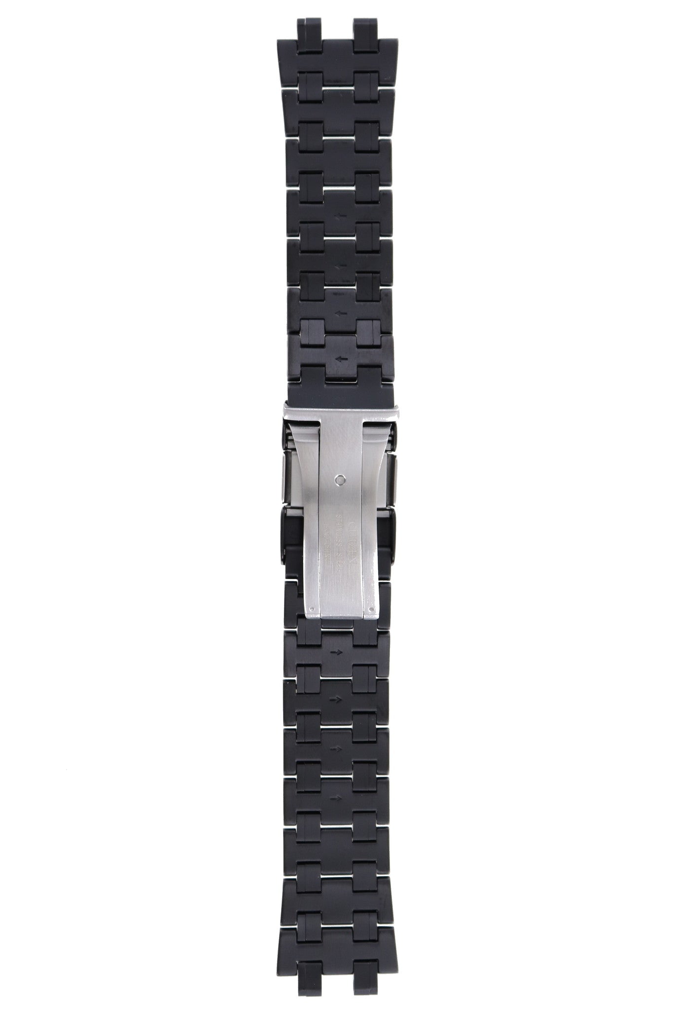 Citizen BL5405 - 59E & JY8035 - 55E Watch Band 59 - S05411 Black Stainless Steel 23 mm Eco - Drive - Watch Plaza