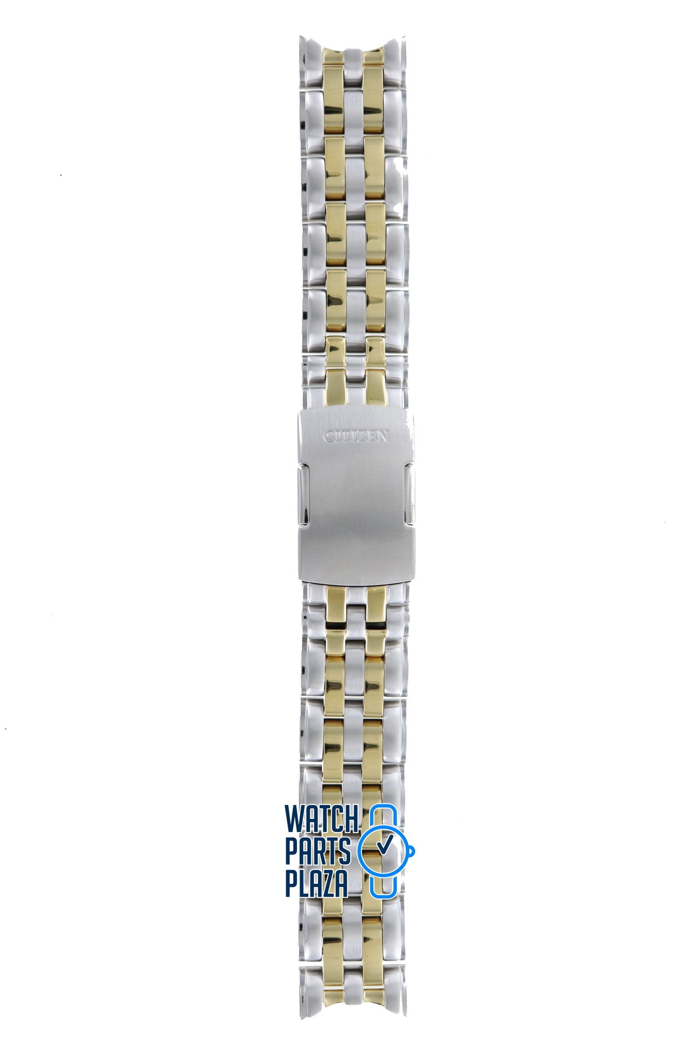 Citizen BL8004, BL8005, BL8008, BL8044 & BL8048 Watch Band 59 - S01065 Two - Tone / Dual - Tone Stainless Steel 20 mm Eco - Drive - Watch Plaza